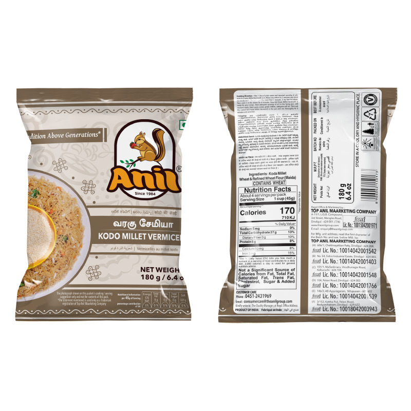 Anil – Kodo Millet Vermicelli 180 GM