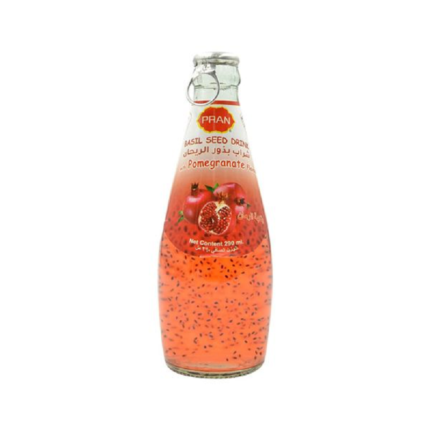 Pomegranate Flavoured Basil Seed Drink in Qatar