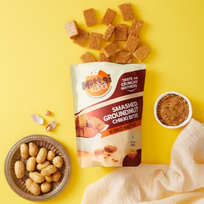 Smashed Groundnut Koko Chikki Bites in Qatar