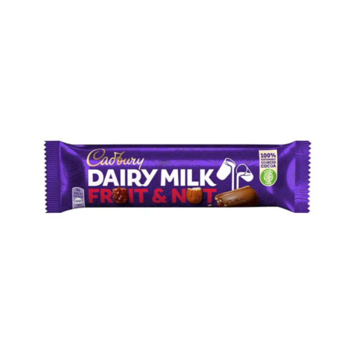 DAIRY MILK FRUIT & NUT BAR IN QATAR