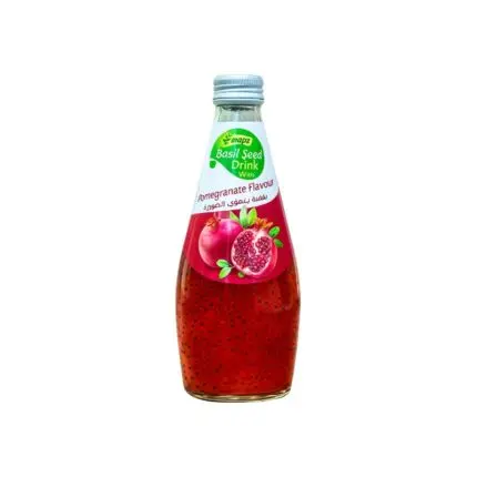 POMEGRANATE FLAVOR BASIL SEED DRINK IN QATAR