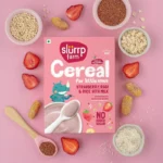 SLURRP FARM STRAWBERRY, RAGI & RICE CEREAL WITH MILK 200G