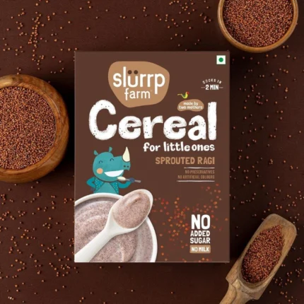 SLURRP FARM SPROUTED RAGI CEREAL 200G