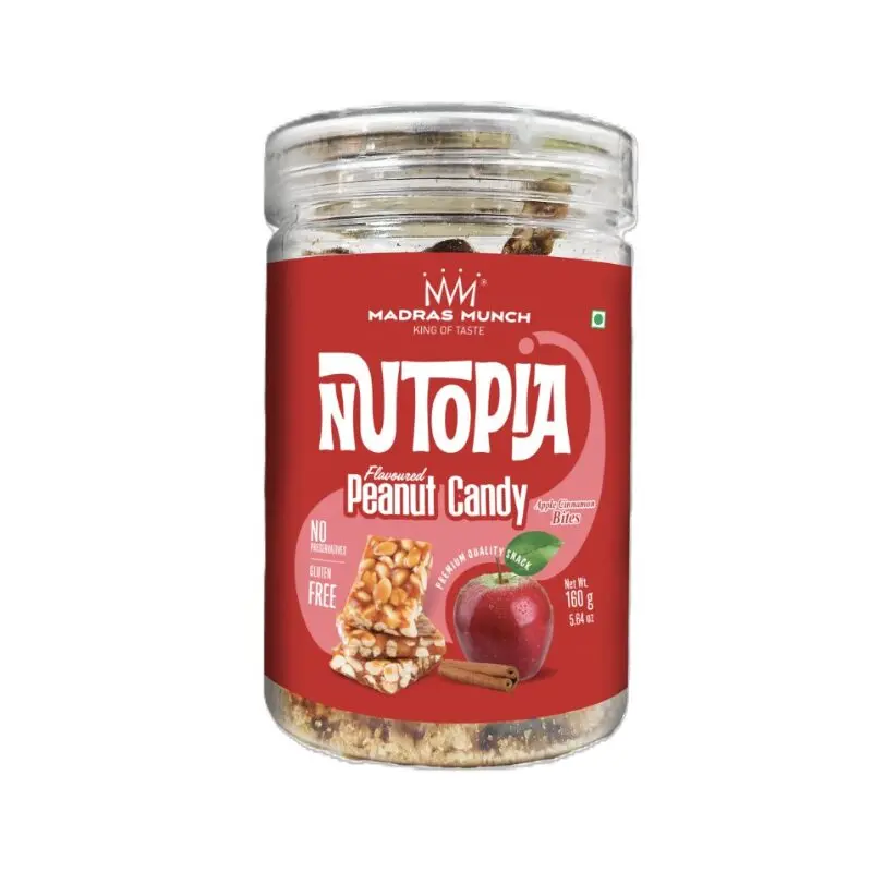 NUTOPIA PEANUT CANDY BITES APPLE AND CINNAMON IN QATAR NUTOPIA PEANUT CANDY BITES APPLE AND CINNAMON IN QATAR