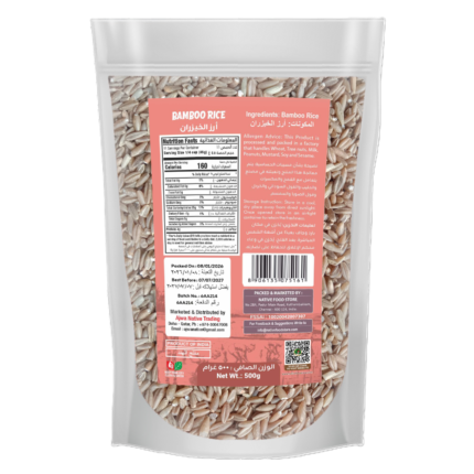 NATIVE FOODS BAMBOO RICE MILLET RICE IN QATAR