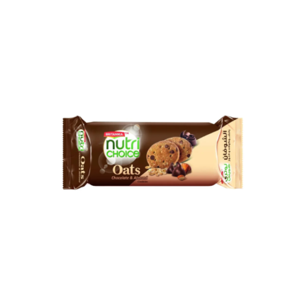 BRITANNIA NUTRICHOICE OATS CHOCOLATE & ALMOND COOKIES IN QATAR