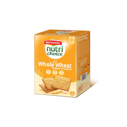 BRITANNIA NUTRICHOICE WHOLE WHEAT SALTED CRACKERS IN QATAR